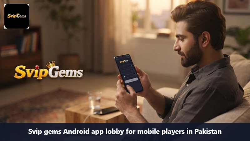 Svip gems Android app lobby for mobile players in Pakistan